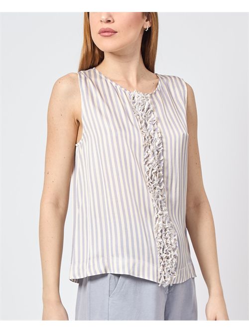 Blusa a righe Alessia Santi con scollo tondo ALESSIA SANTI | 511SD45070519020-01